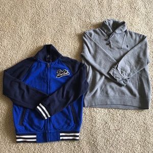 Polo jacket and sweatshirt